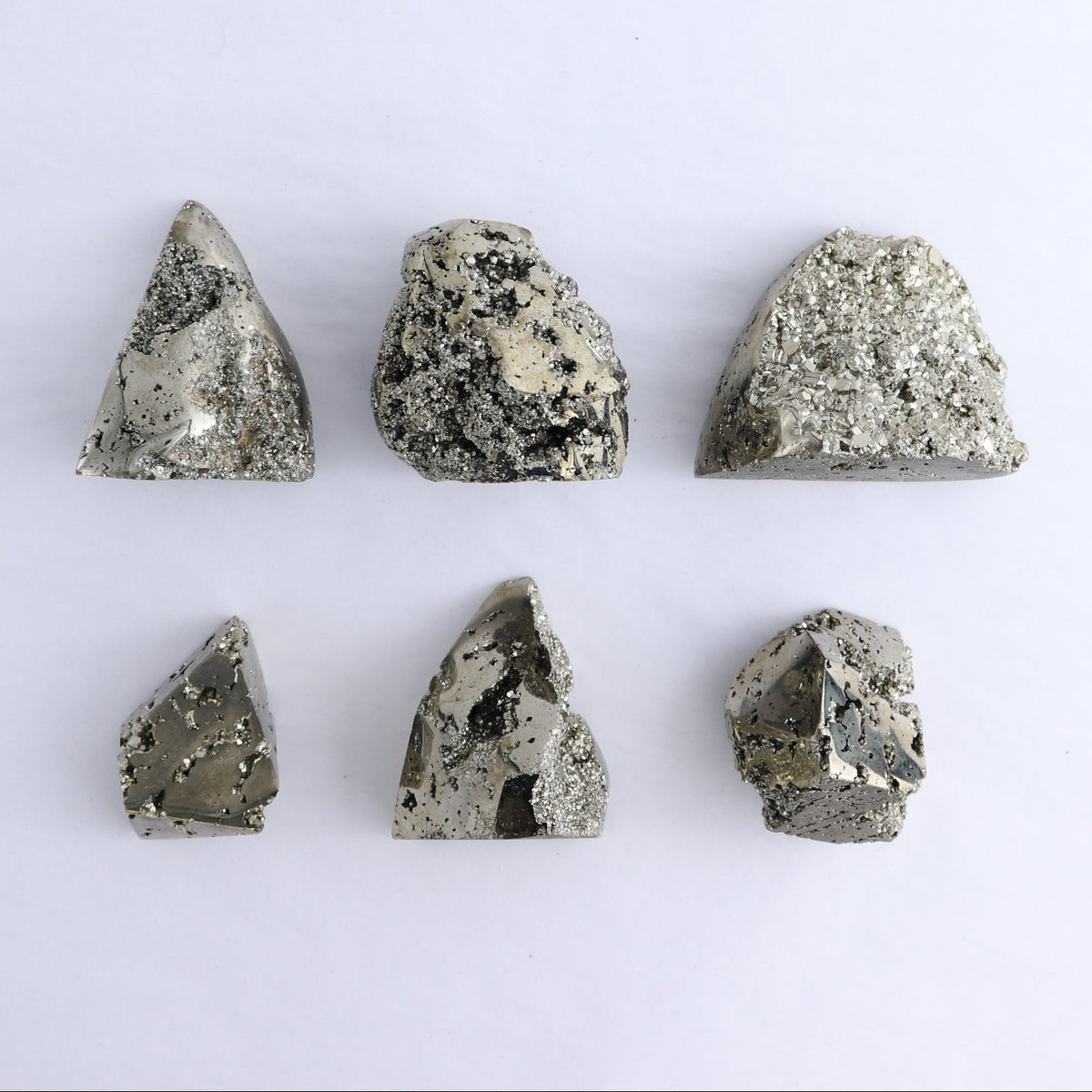 Pyrite Freeforms Set of 6