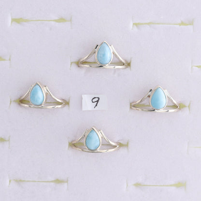One Larimar Ring - Expert Wholesale and Supplier of Wholesale Crystals & Bulk Gemstones, ["India","Larimar","Ring","sterling silver"]