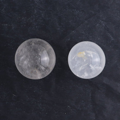 Clear Quartz Spheres Set of 8