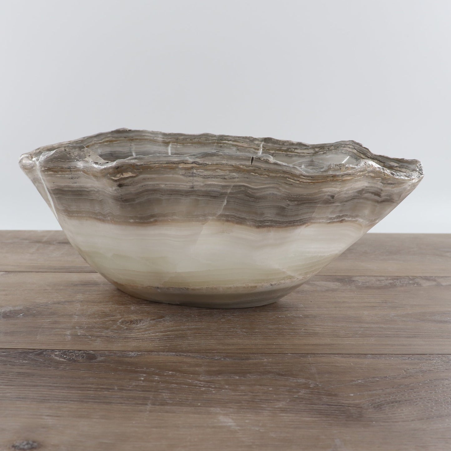 Mexican Onyx/Calcite Bowl 15"