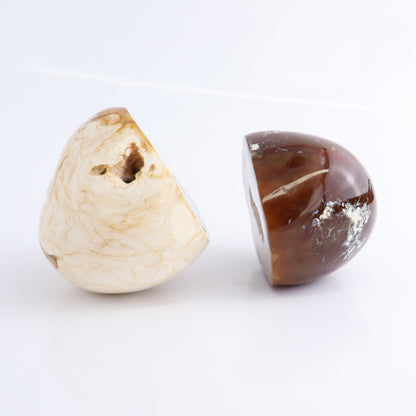 Carnelian Geodes Set of 2 - Expert Wholesale and Supplier of Wholesale Crystals & Bulk Gemstones, ["carnelian","Geodes","Madagascar"]