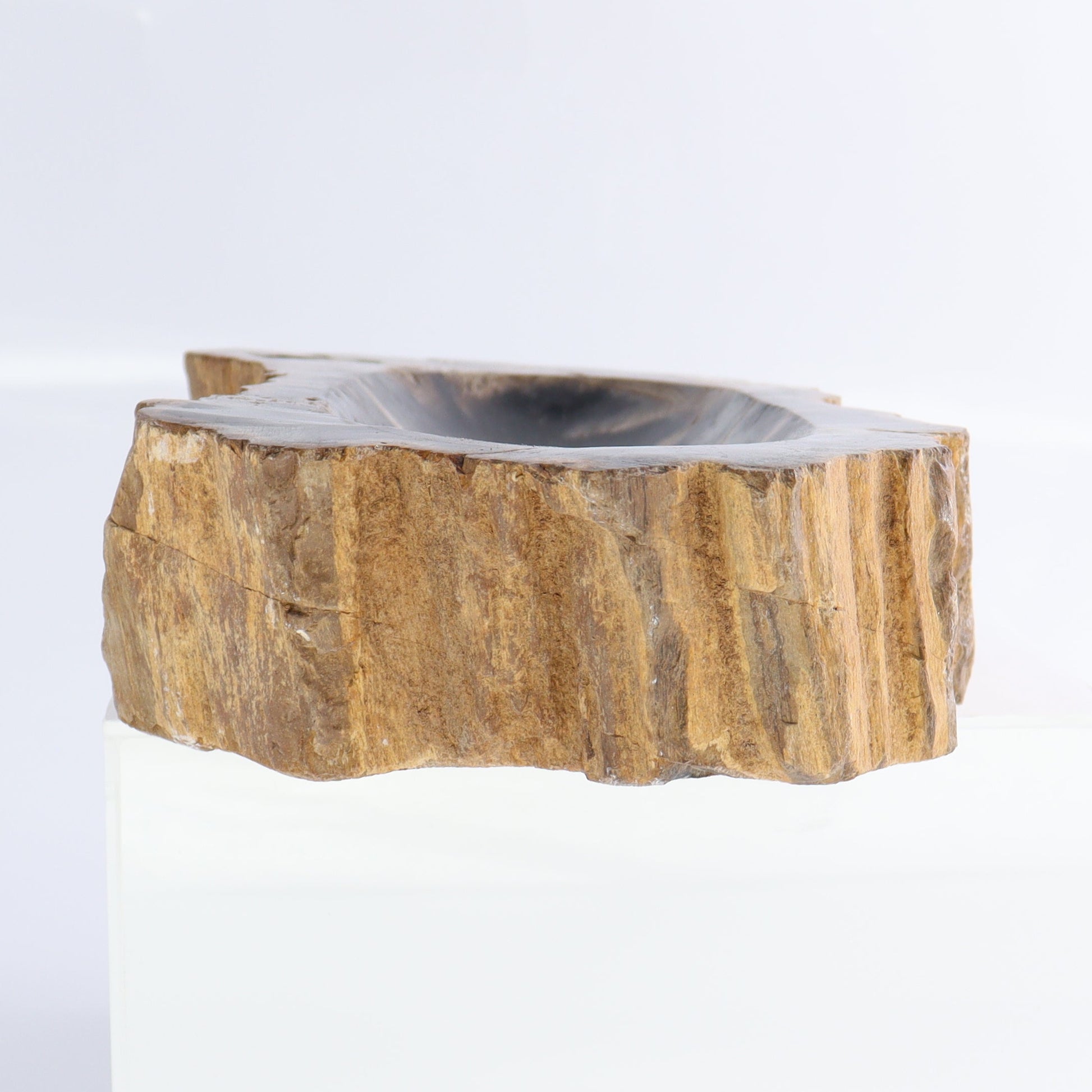 Petrified Wood Bowls Set of 2 - Expert Wholesale and Supplier of Wholesale Crystals & Bulk Gemstones, ["Bowls","Indonesia","Petrified Wood"]