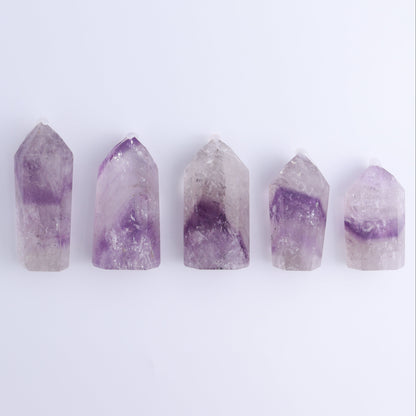 Amethyst Towers Set of 5 - Expert Wholesale and Supplier of Wholesale Crystals & Bulk Gemstones, ["Amethyst","Brazil","Towers"]