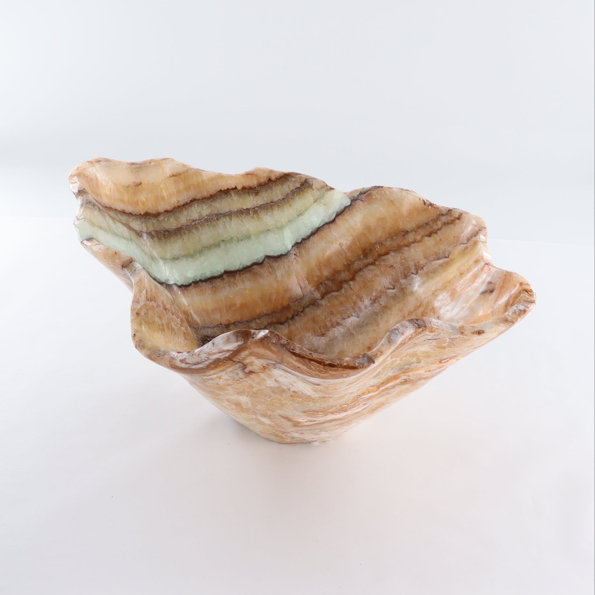 Mexican Onyx/Calcite Bowl - Expert Wholesale and Supplier of Wholesale Crystals & Bulk Gemstones, ["Bowls","Calcite","Mexico","onyx"]
