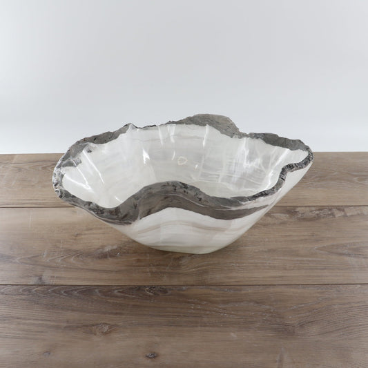 Mexican Onyx/Calcite Bowl 16"