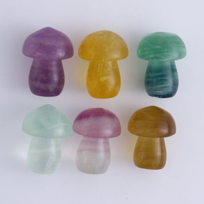 Fluorite Mushrooms Set of 24 - Expert Wholesale and Supplier of Wholesale Crystals & Bulk Gemstones, ["Fluorite","Mushrooms"]