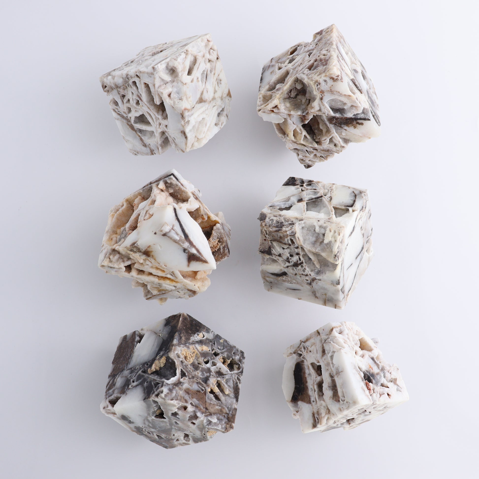 Sphalerite Cubes Set of 6 - Expert Wholesale and Supplier of Wholesale Crystals & Bulk Gemstones, ["Cubes","Peru","sphalerite"]