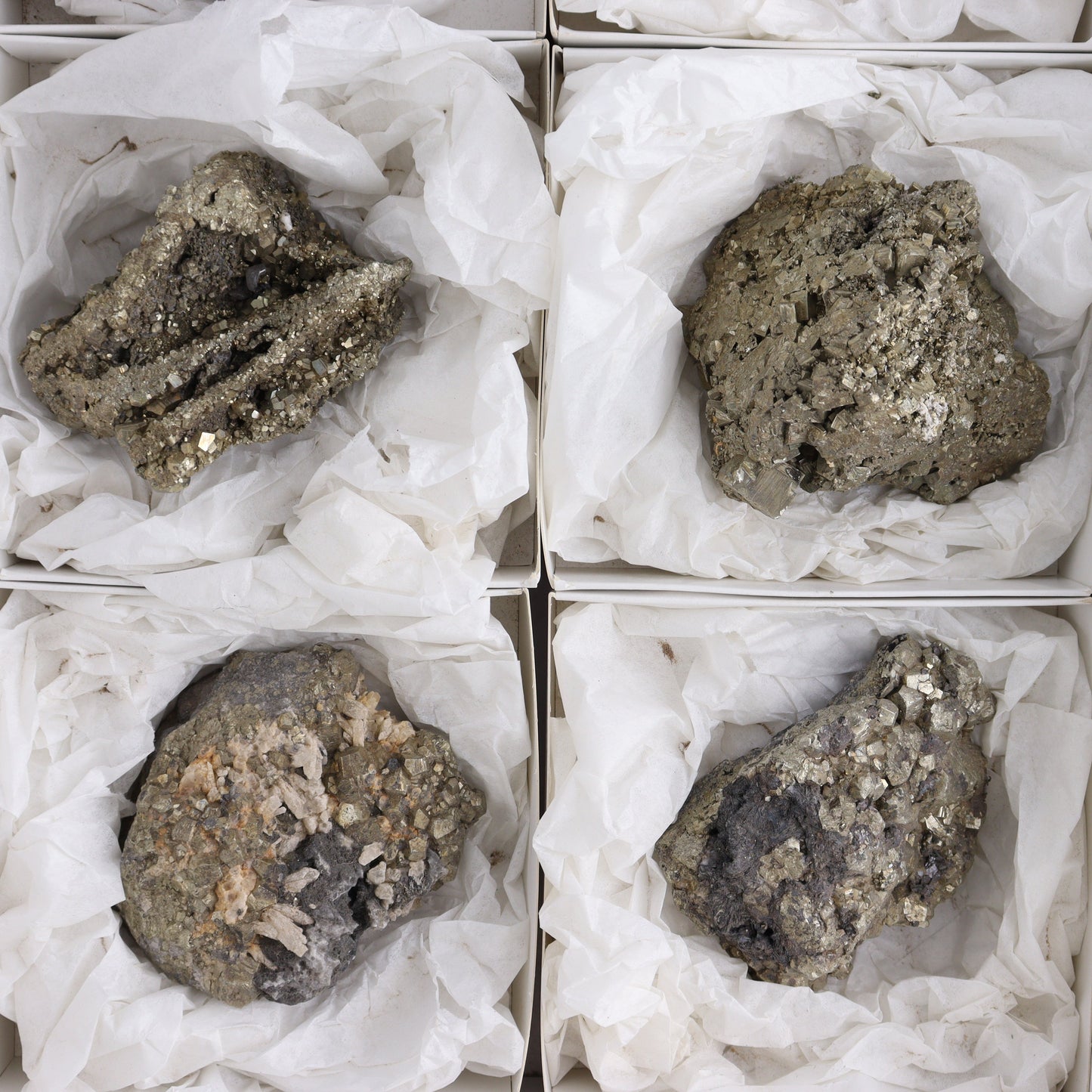 Pyrite Flat of 6 - Expert Wholesale and Supplier of Wholesale Crystals & Bulk Gemstones, ["flat","Flats","Pyrite"]