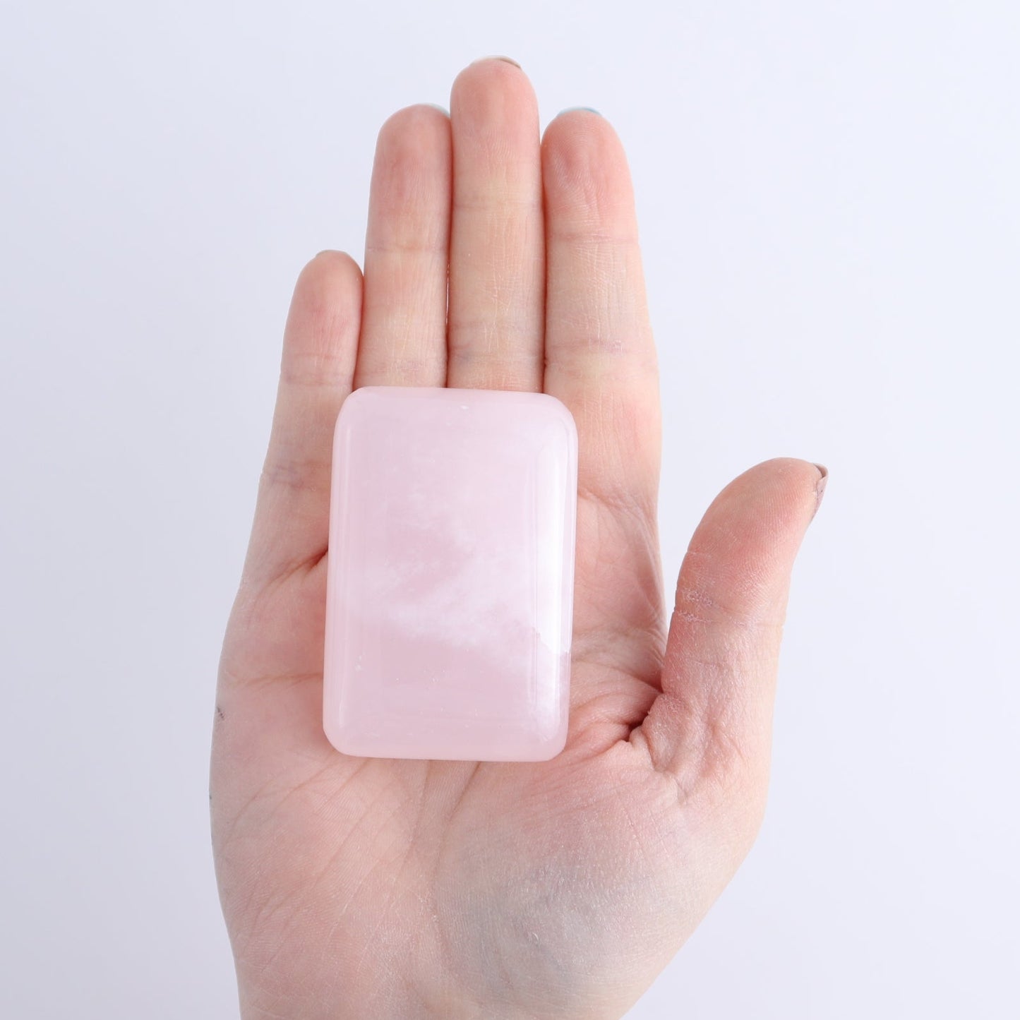 Pink Mangano Calcite Rectangles Set of 12