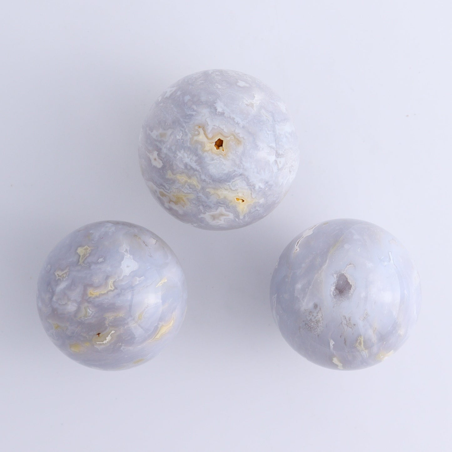 Agate Spheres Set of 6 - Expert Wholesale and Supplier of Wholesale Crystals & Bulk Gemstones, ["Agate","Madagascar","Spheres"]
