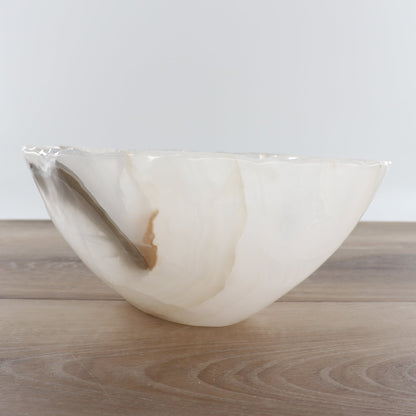 Mexican Onyx/Calcite Bowl 12"