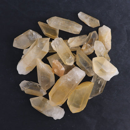 Yellow Lemurian Quartz Roughs 1 kg Set