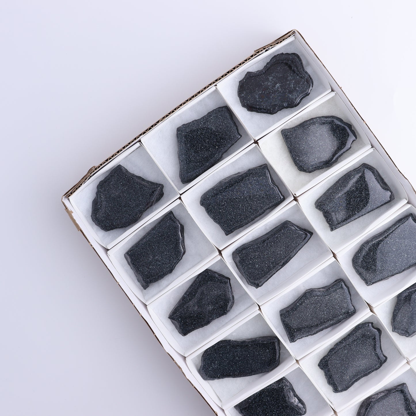 Specularite Flat of 18 - Expert Wholesale and Supplier of Wholesale Crystals & Bulk Gemstones, ["flat","Flats","Specularite","United States"]
