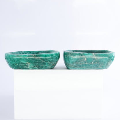 Amazonite Bowls Set of 8 - Expert Wholesale and Supplier of Wholesale Crystals & Bulk Gemstones, ["Amazonite","Bowls","Madagascar"]