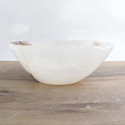 Mexican Onyx/Calcite Bowl 10"