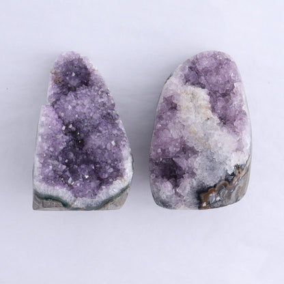Uruguay Amethyst Cut Base Set of 7 - Expert Wholesale and Supplier of Wholesale Crystals & Bulk Gemstones, ["Amethyst","Cut Base","Uruguay"]