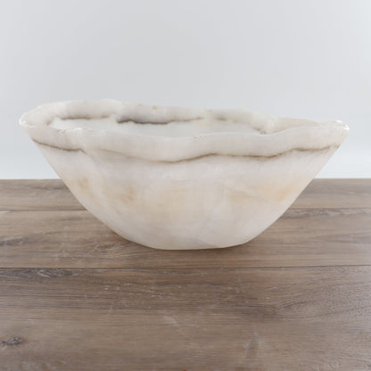 Mexican Onyx/Calcite Bowl 15"
