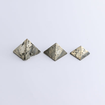 Pyrite Pyramids Set of 9 - Expert Wholesale and Supplier of Wholesale Crystals & Bulk Gemstones, ["Pyramids","Pyrite"]