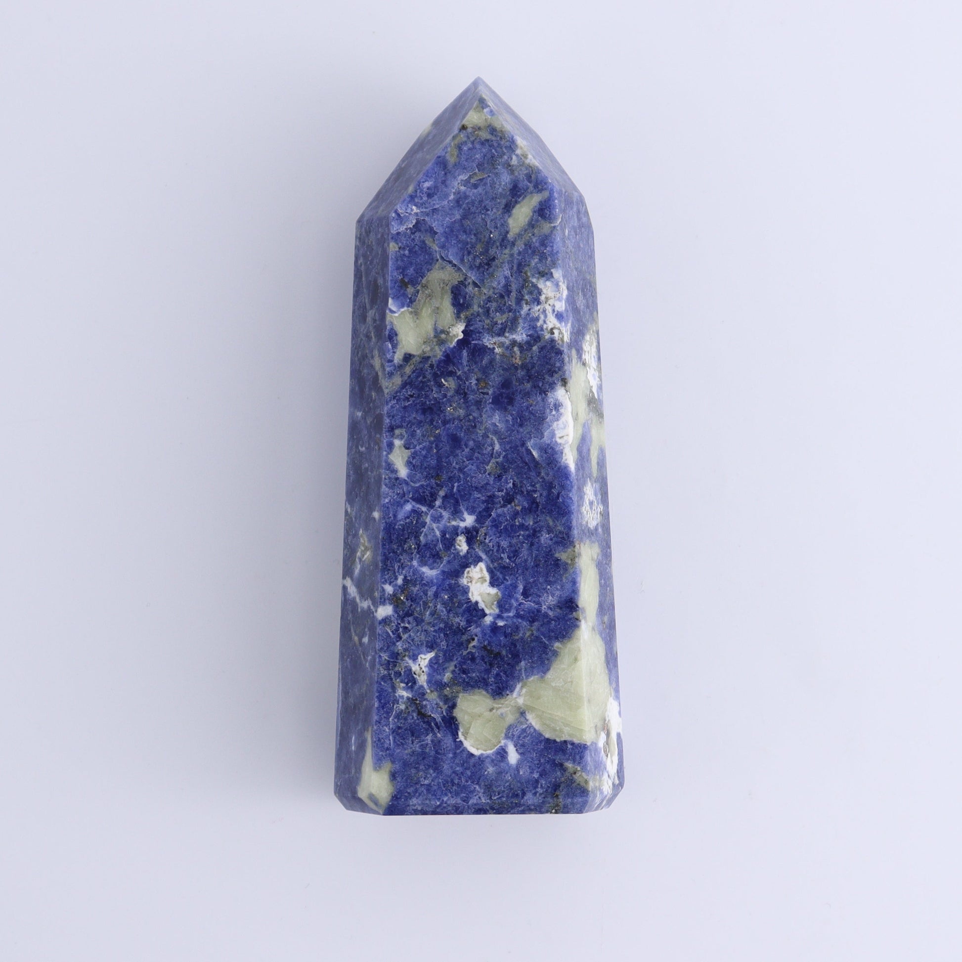 Sodalite Towers Set of 4 - Expert Wholesale and Supplier of Wholesale Crystals & Bulk Gemstones, ["Brazil","Sodalite","Towers"]