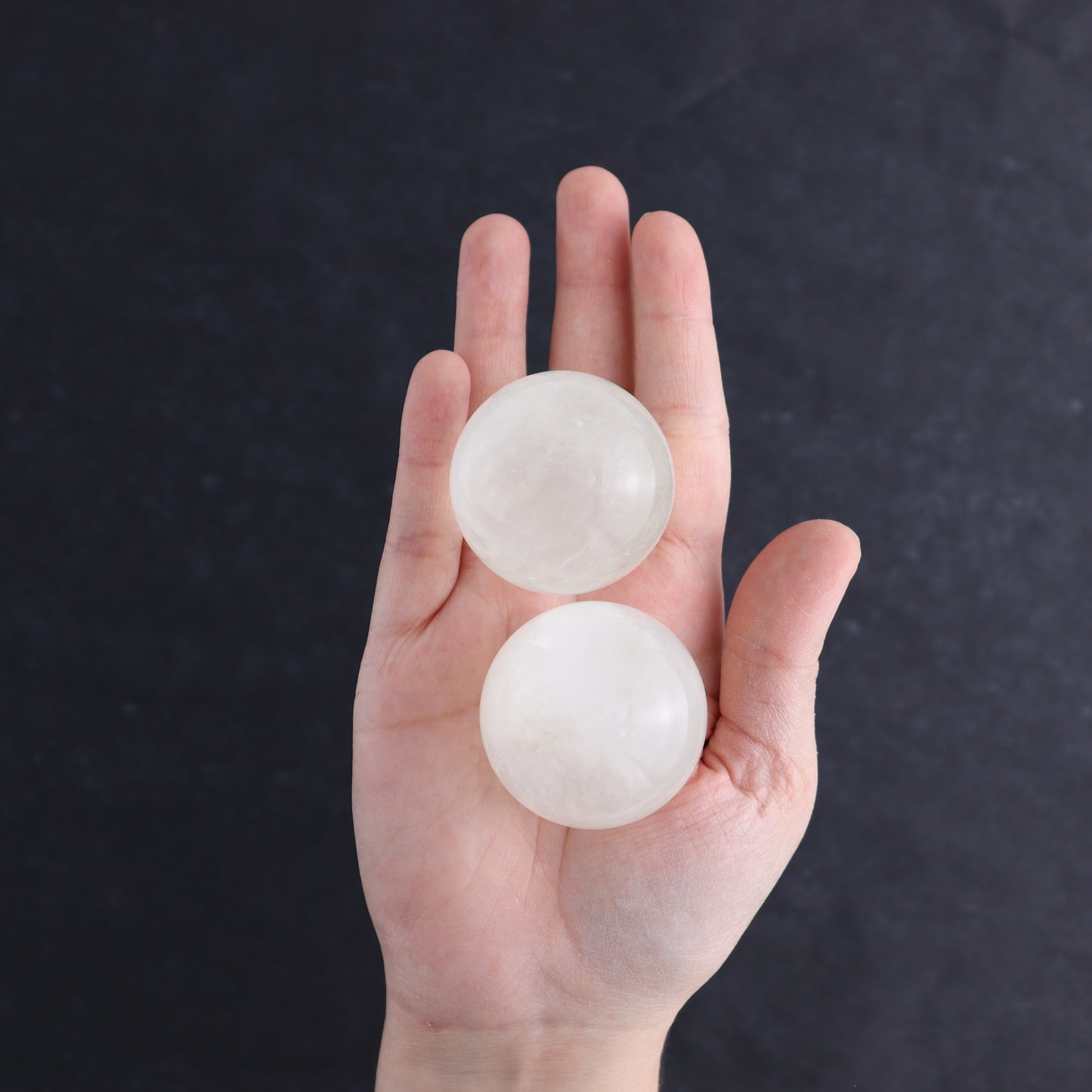 Optical Calcite Spheres Set of 12 - Expert Wholesale and Supplier of Wholesale Crystals & Bulk Gemstones, ["Calcite","Mexico","Optical Calcite","Spheres"]