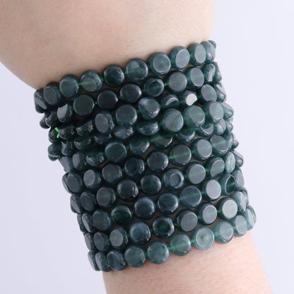 One Jadeite Disk Bracelet