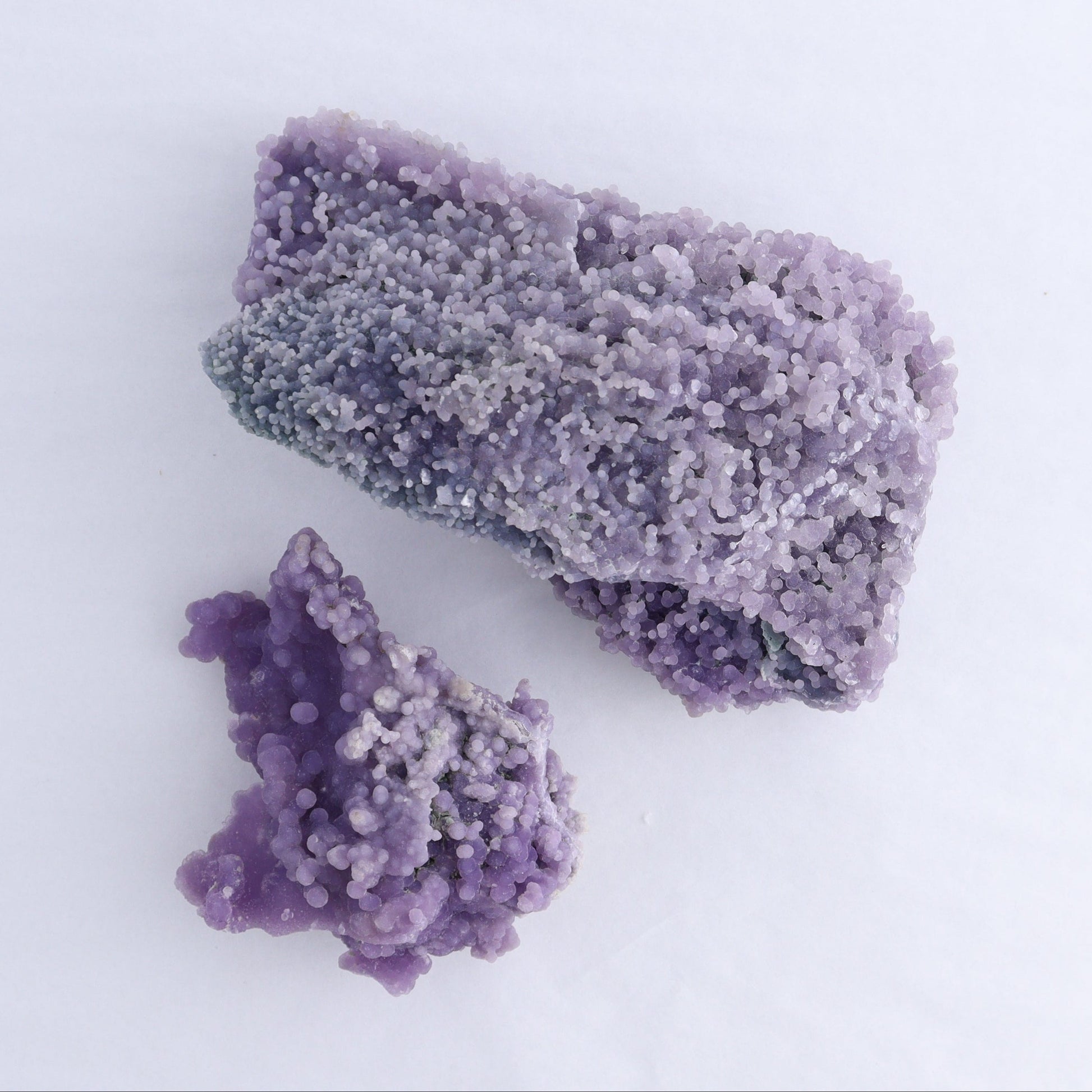Grape Agate Cluster Set of 2 - Expert Wholesale and Supplier of Wholesale Crystals & Bulk Gemstones, ["Clusters","Grape agate","Indonesia"]