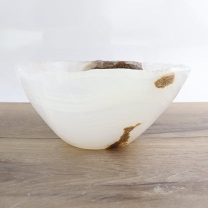Mexican Onyx/Calcite Bowl 10"
