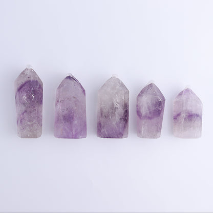 Amethyst Towers Set of 5 - Expert Wholesale and Supplier of Wholesale Crystals & Bulk Gemstones, ["Amethyst","Brazil","Towers"]