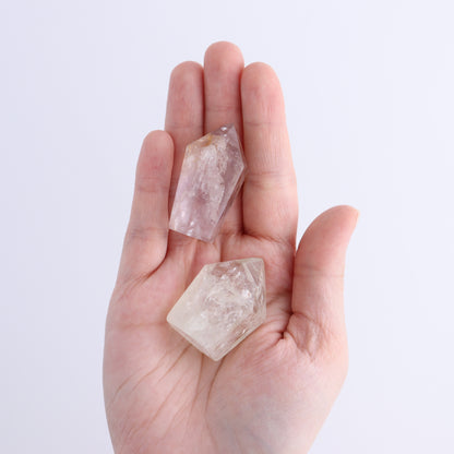 Powellite Amethyst UV Reactive Towers Set of 20 - Expert Wholesale and Supplier of Wholesale Crystals & Bulk Gemstones, ["Amethyst","Powellite"]