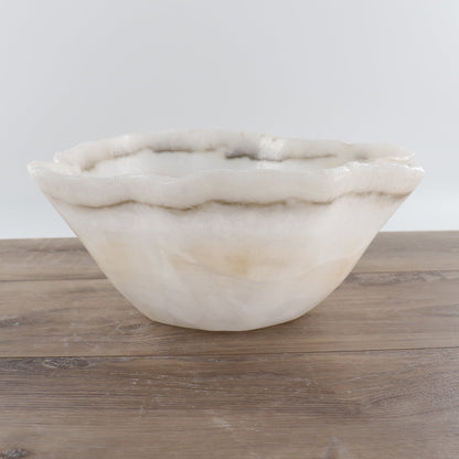 Mexican Onyx/Calcite Bowl 15"