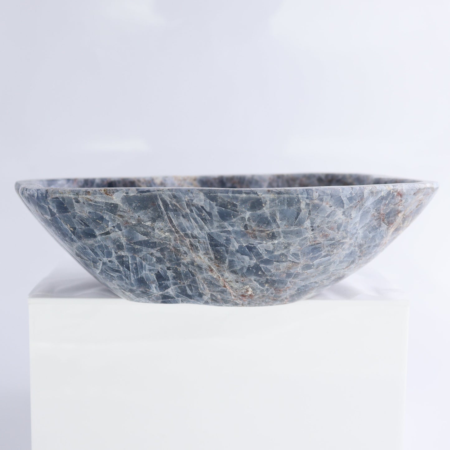 Blue Calcite Bowls Set of 3 - Expert Wholesale and Supplier of Wholesale Crystals & Bulk Gemstones, ["Blue Calcite","bowl","Bowls","Calcite","Mexico"]