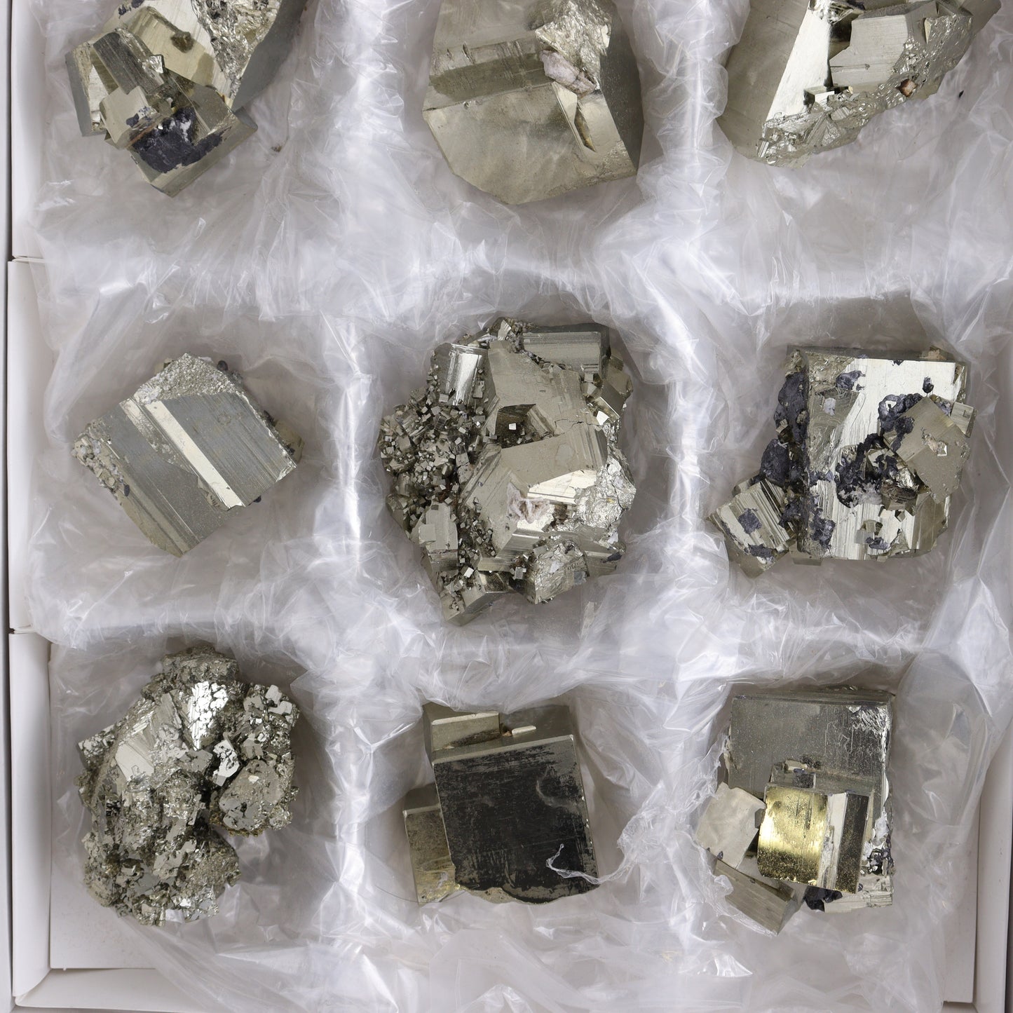 Pyrite Flat of 12 - Expert Wholesale and Supplier of Wholesale Crystals & Bulk Gemstones, ["flat","Flats","Pyrite"]