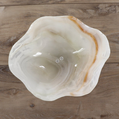 Mexican Onyx/Calcite Bowl 11"