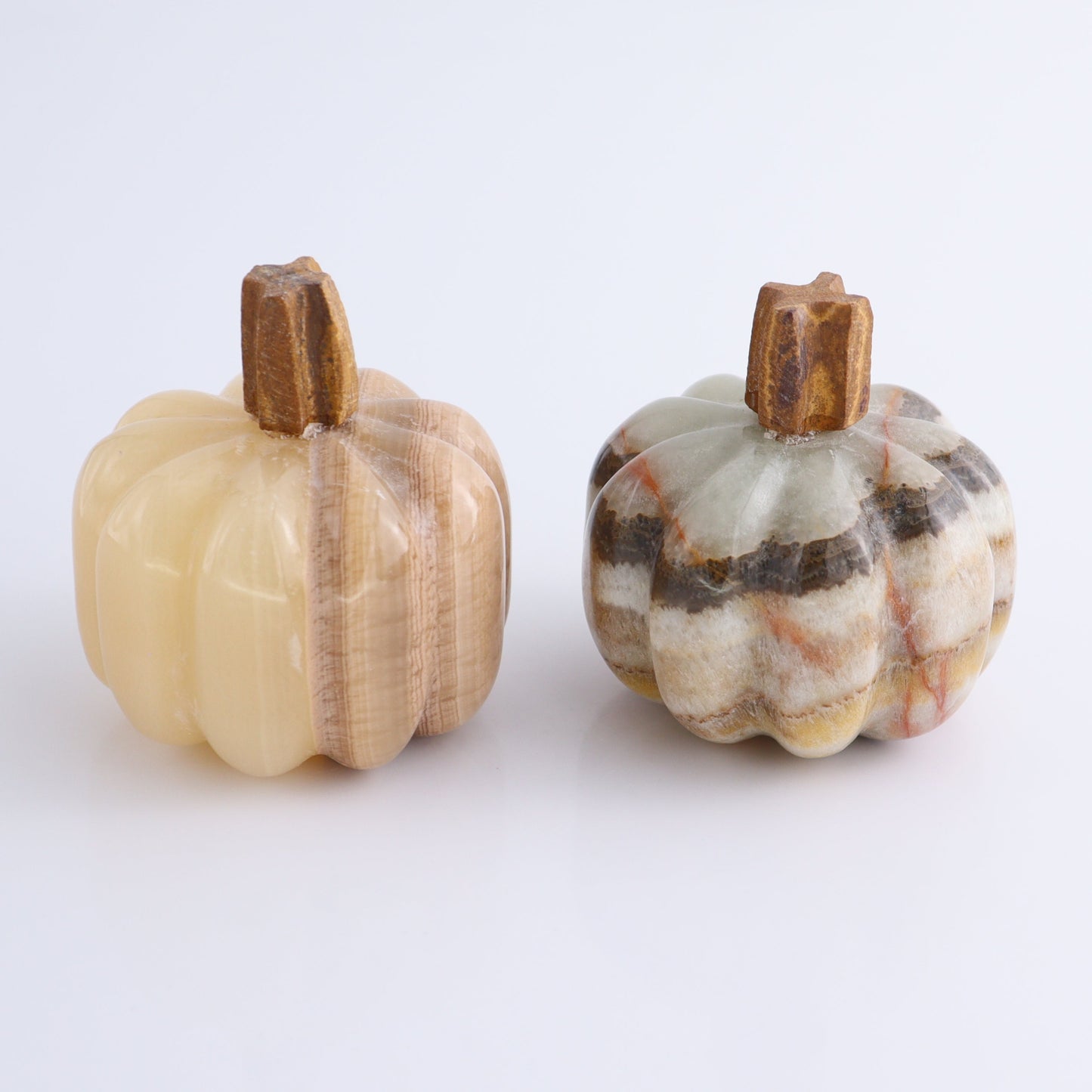 Mixed Onyx Pumpkins Set of 6 - Expert Wholesale and Supplier of Wholesale Crystals & Bulk Gemstones, ["Mexico","onyx","Pumpkin"]