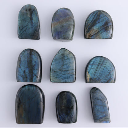 Labradorite Freeform Set of 9 - Expert Wholesale and Supplier of Wholesale Crystals & Bulk Gemstones, ["Freeforms","Labradorite","Madagascar"]