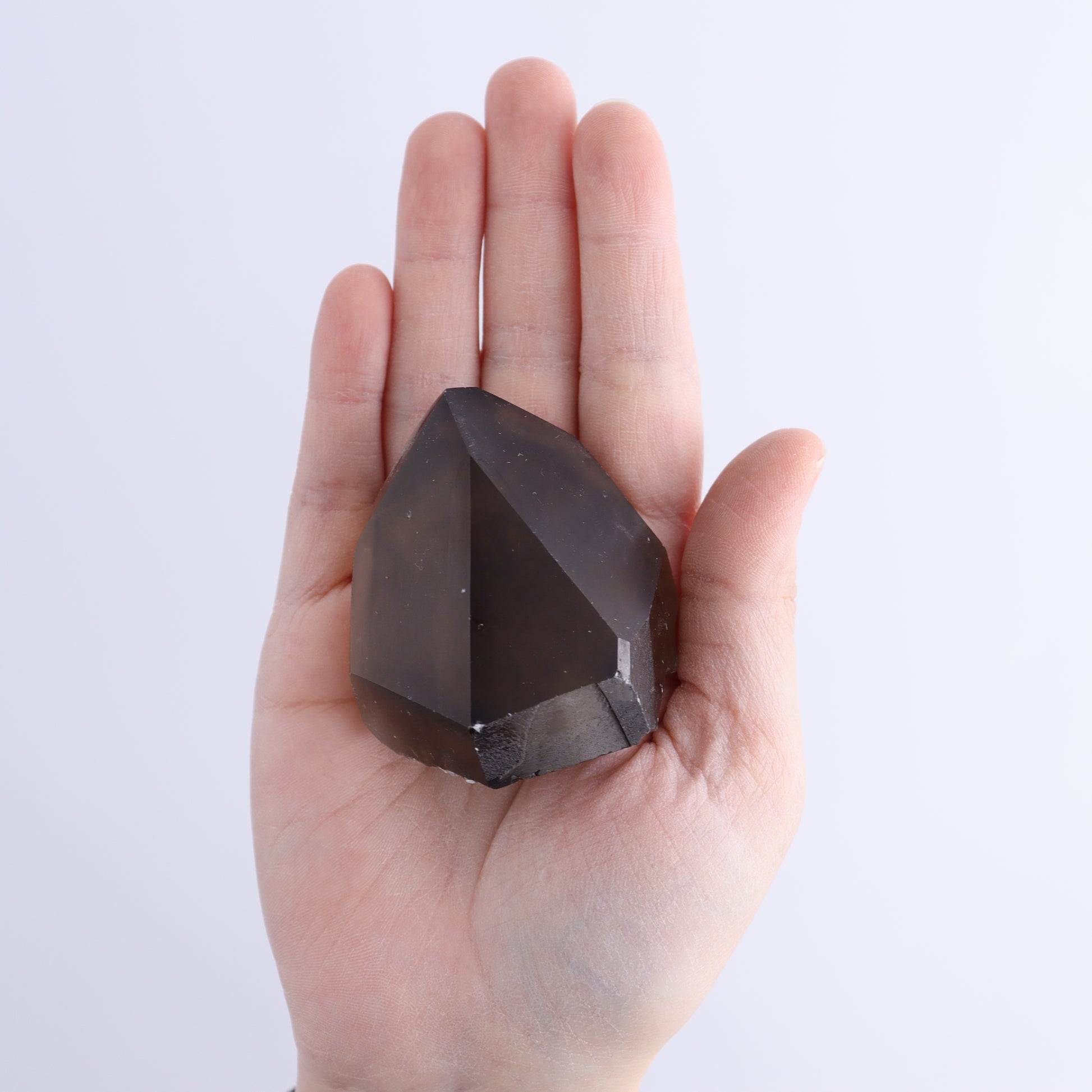 Smoky Quartz Polished Tops Set of 18 - Expert Wholesale and Supplier of Wholesale Crystals & Bulk Gemstones, ["Brazil","close_70","Points","Polished Tip","Quartz","Smoky Quartz"]