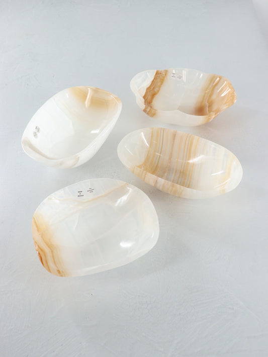 Onyx Bowls Set of 4 - Expert Supplier of Wholesale Crystals & Bulk Gemstones