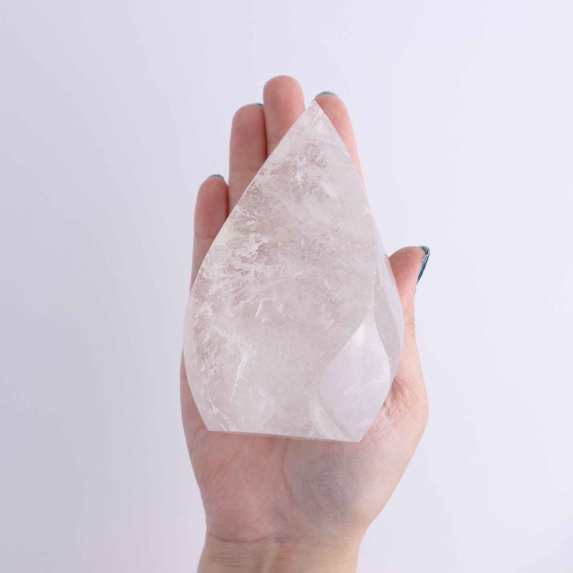 Imperfect Clear and Smoky Quartz Flames Set of 4 - Expert Wholesale and Supplier of Wholesale Crystals & Bulk Gemstones, ["Brazil","Clear Quartz","flames","Quartz","Smoky Quartz"]