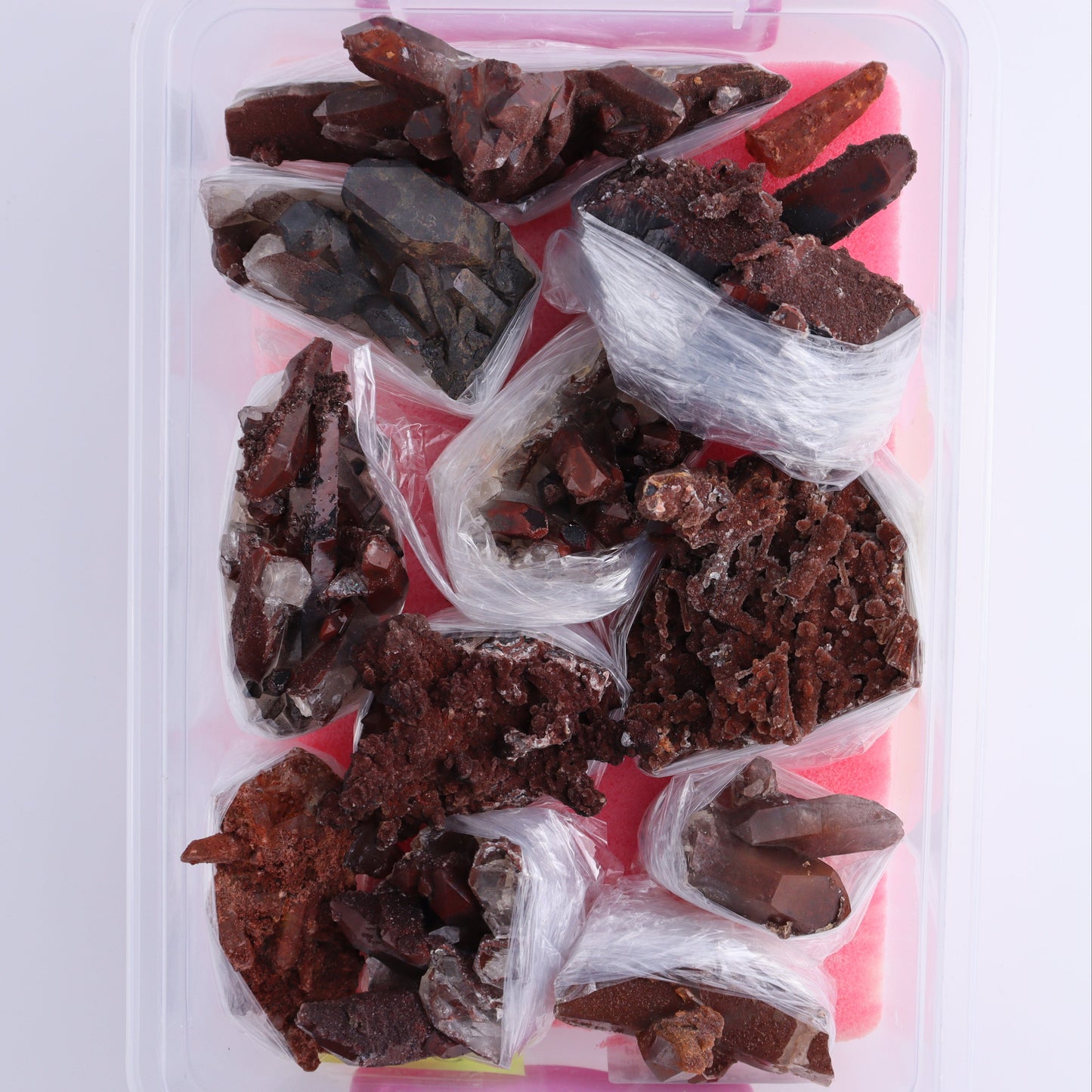 Quartz Hematite Inclusions Flat from Morocco - Expert Wholesale and Supplier of Wholesale Crystals & Bulk Gemstones, ["Flats","Hematite","Morocco","Quartz","Quartz Hematite"]