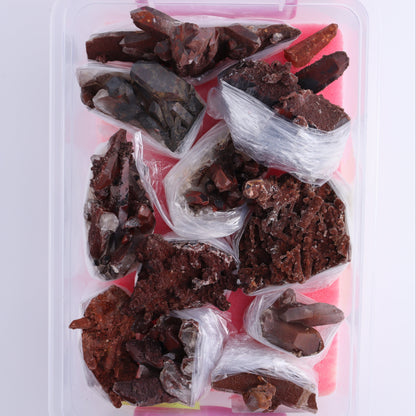 Quartz Hematite Inclusions Flat from Morocco - Expert Wholesale and Supplier of Wholesale Crystals & Bulk Gemstones, ["Flats","Hematite","Morocco","Quartz","Quartz Hematite"]