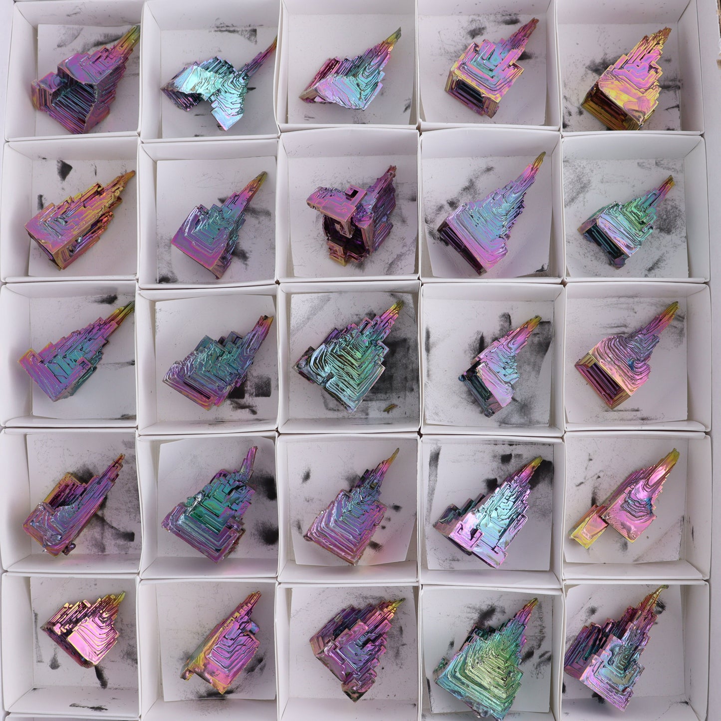 Bismuth Set of 35 - Expert Wholesale and Supplier of Wholesale Crystals & Bulk Gemstones, ["Bismuth"]