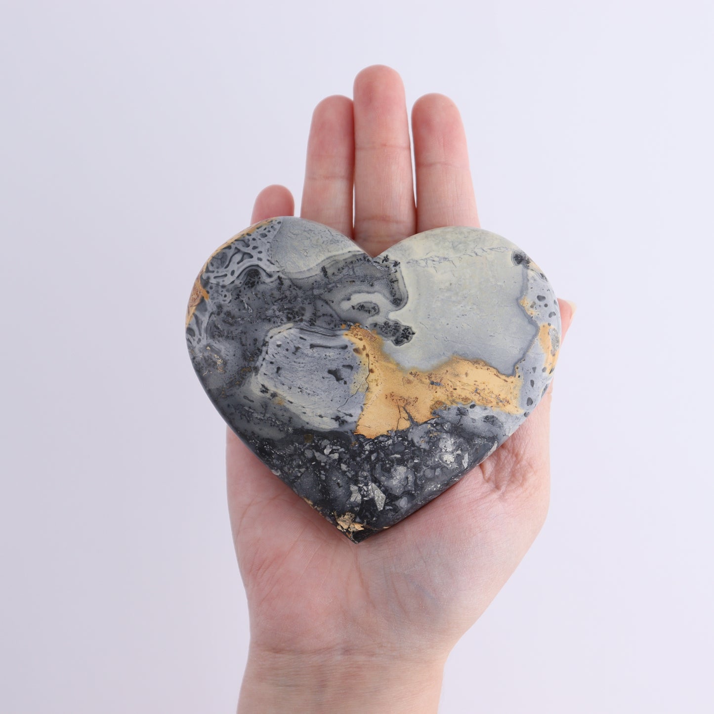 Maligano Jasper Mixed Carvings Set of 7 - Expert Wholesale and Supplier of Wholesale Crystals & Bulk Gemstones, ["Freeform","Freeforms","Hearts","Indonesia","Maligno Jasper","Towers"]
