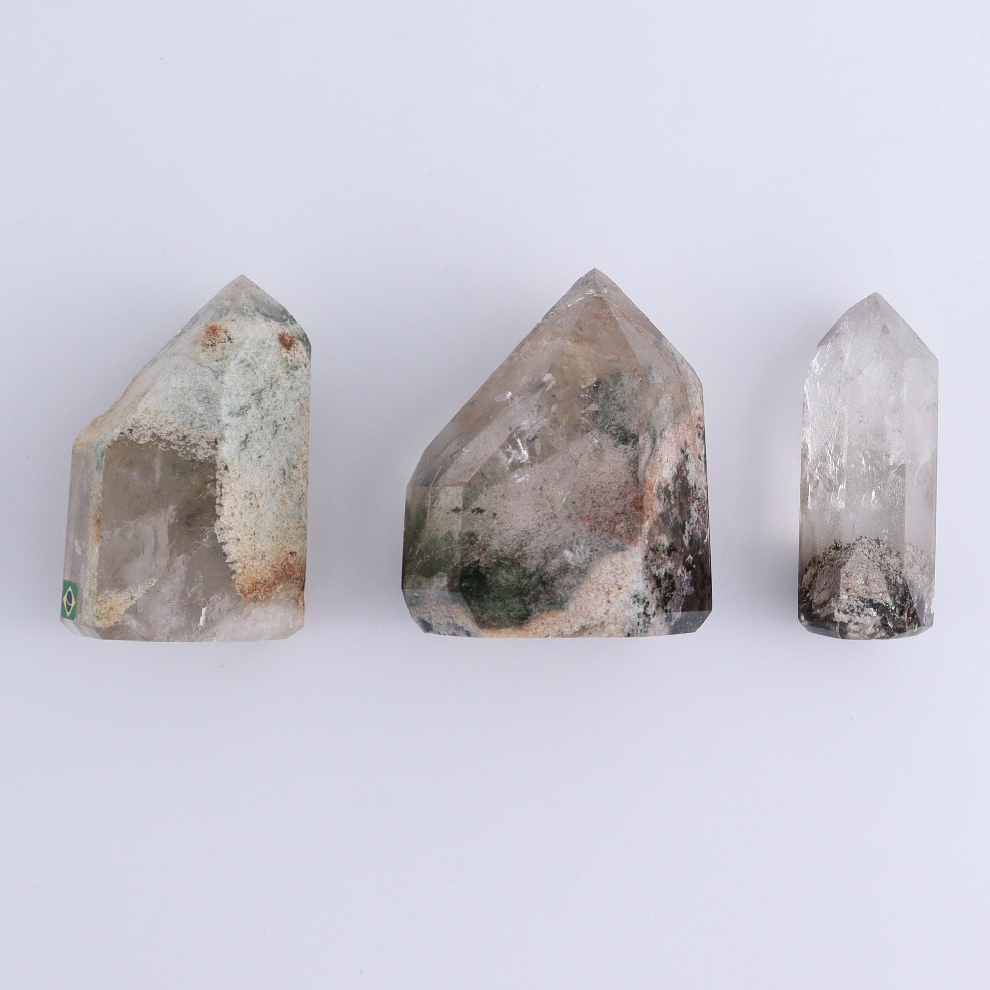 Garden Quartz Towers Set of 20 - Expert Wholesale and Supplier of Wholesale Crystals & Bulk Gemstones, ["Garden Quartz","Quartz","Towers"]