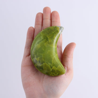 Green Opal Moons Set of 12 - Expert Wholesale and Supplier of Wholesale Crystals & Bulk Gemstones, ["green opal","moons"]