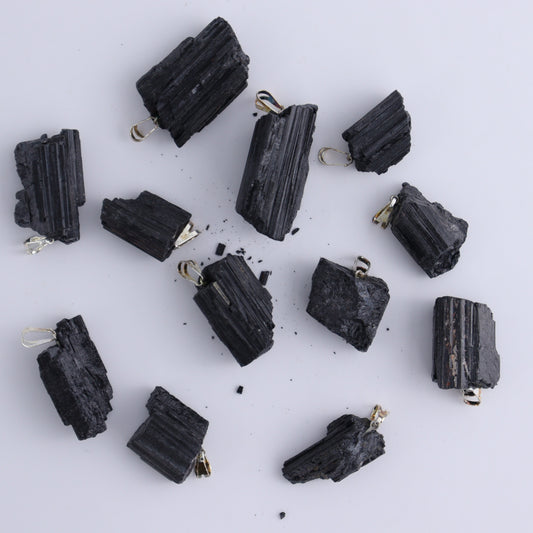 Black Tourmaline Pendant - Expert Wholesale and Supplier of Wholesale Crystals & Bulk Gemstones, ["Black Tourmaline","Brazil","Pendant","Tourmaline"]