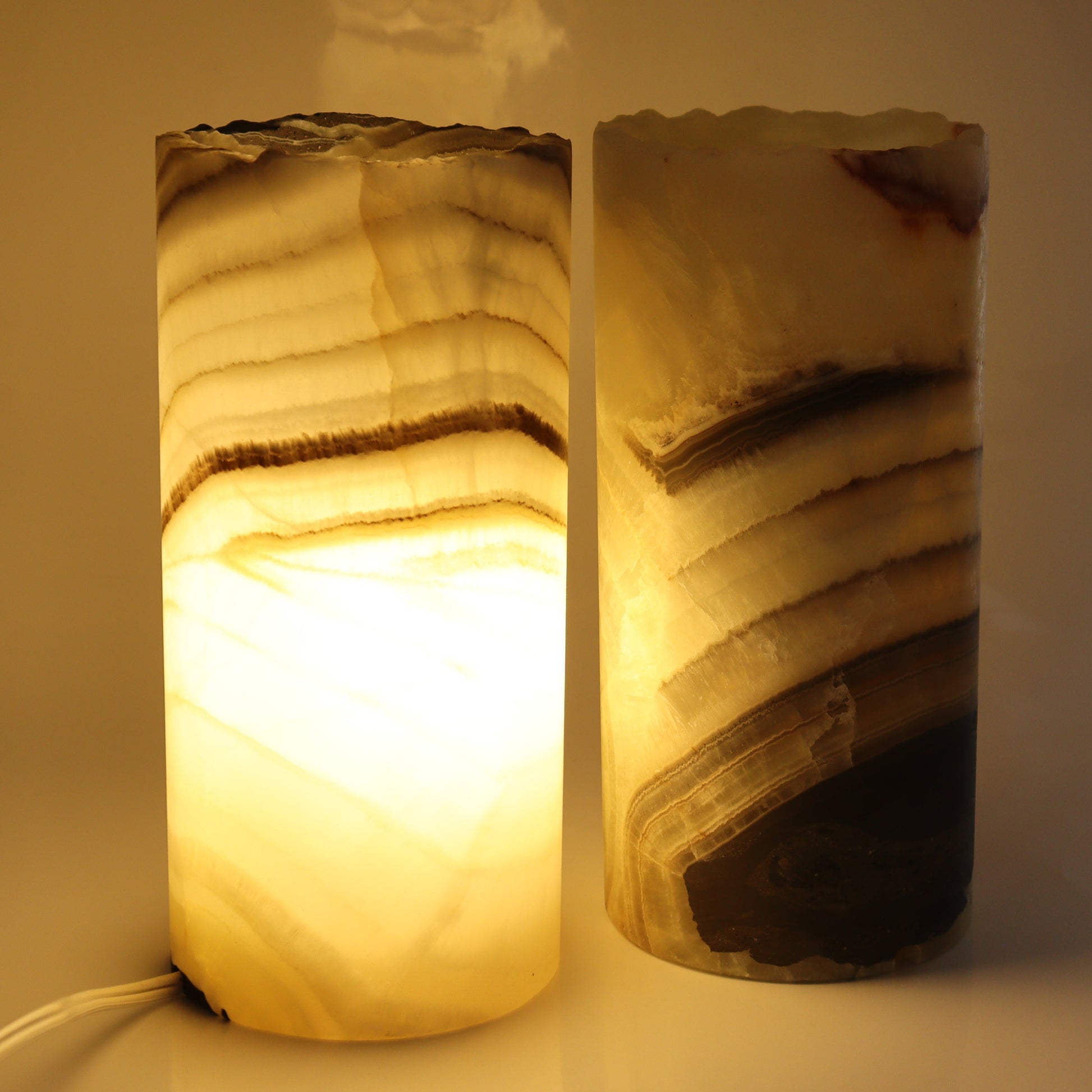 Onyx Lamps Set of 2 - Expert Wholesale and Supplier of Wholesale Crystals & Bulk Gemstones, ["Lamps","Mexico","onyx"]