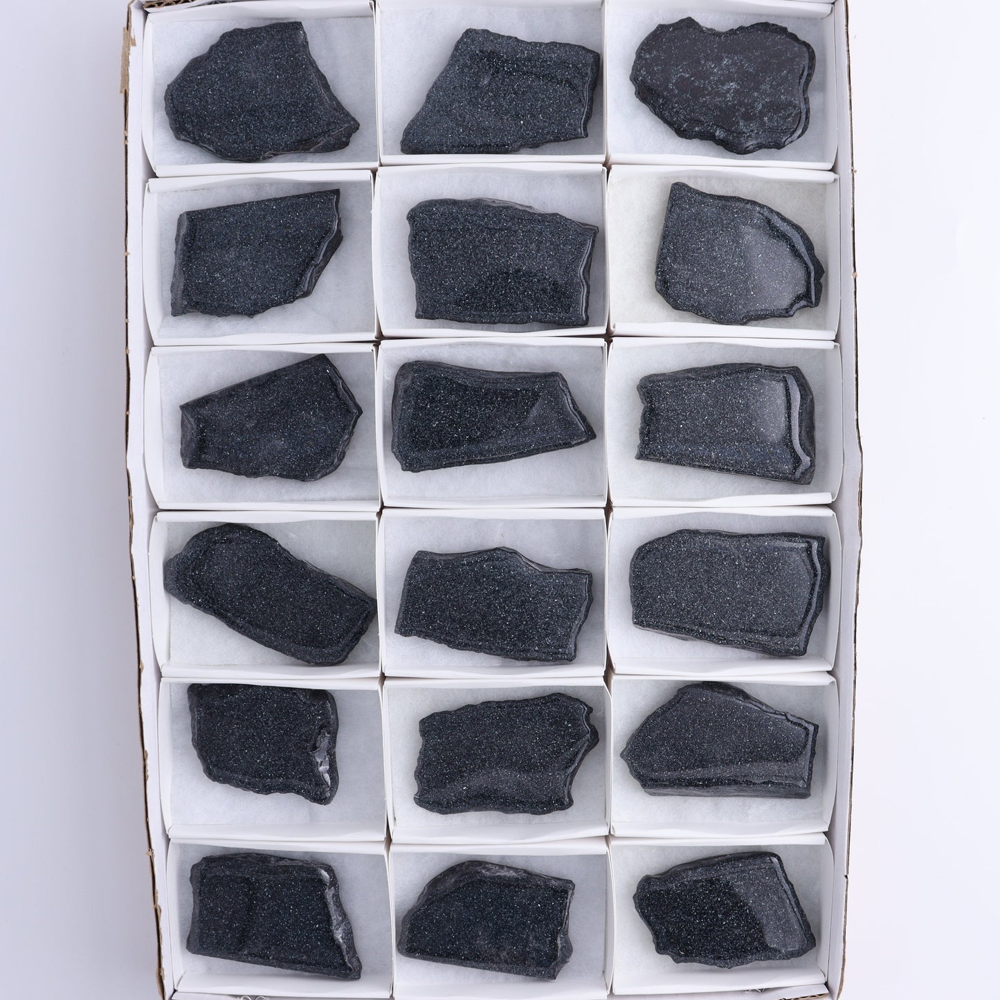Specularite Flat of 18 - Expert Wholesale and Supplier of Wholesale Crystals & Bulk Gemstones, ["flat","Flats","Specularite","United States"]