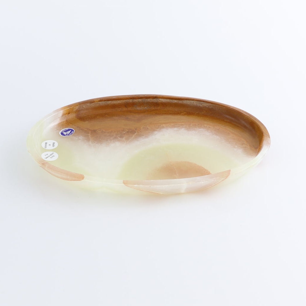 Mexican Onyx/Calcite Oval Dish Set of 4