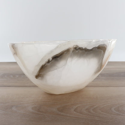 Mexican Onyx/Calcite Bowl 12"