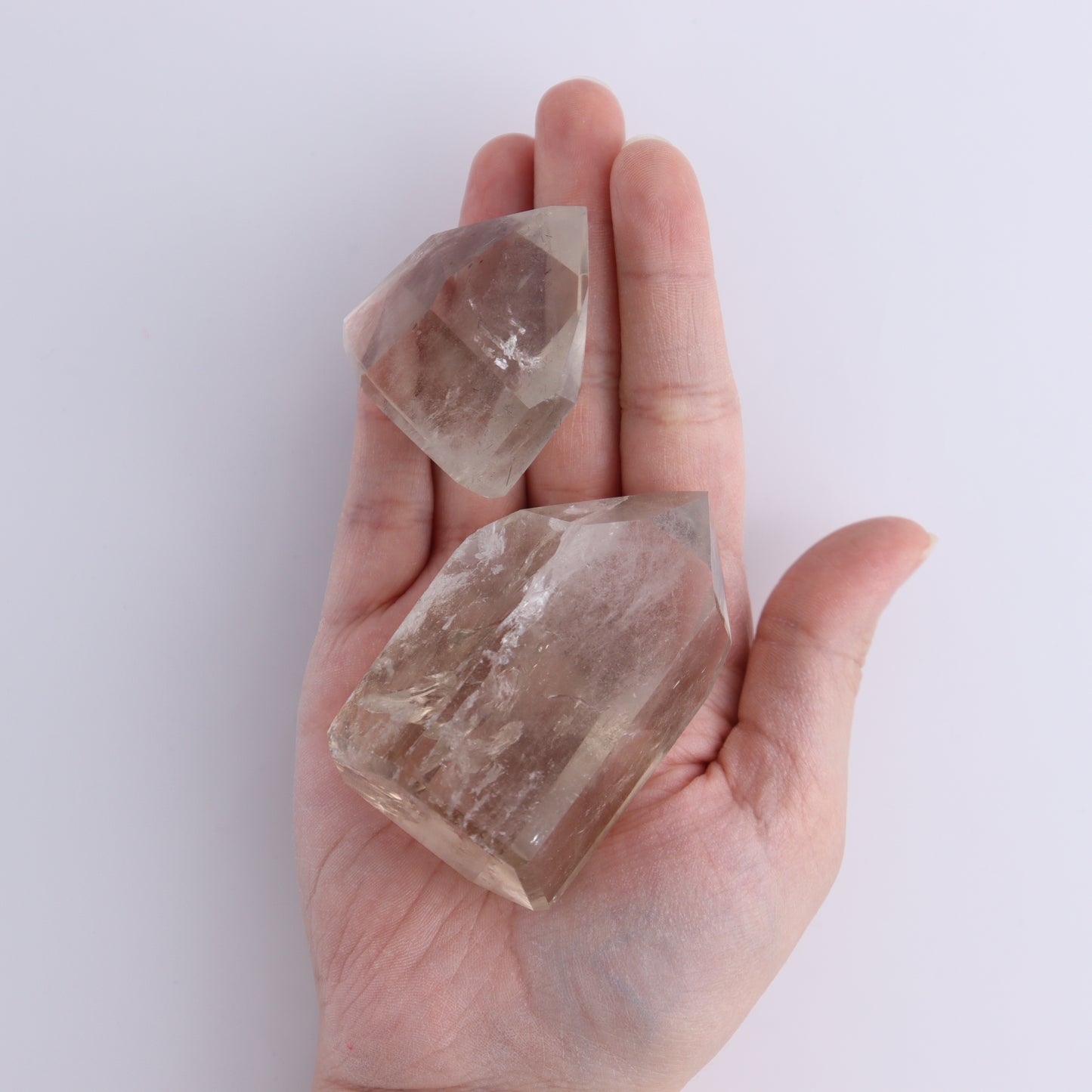 Garden Quartz Towers Set of 5 - Expert Wholesale and Supplier of Wholesale Crystals & Bulk Gemstones, ["Brazil","Garden Quartz","Quartz","Towers"]